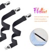 Sopito Bed Sheet Suspenders, 4PCS Adjustable Bed Sheet Holder Straps