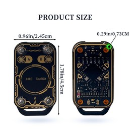 Tqsbeyah RFID Reader Writer Full Function RFID Emulator RFID Writer Copier Smart Card Duplicator Multiple ID IC Cards Replacement Convenient RFID Key Fob Solution Opens Access Control Systems