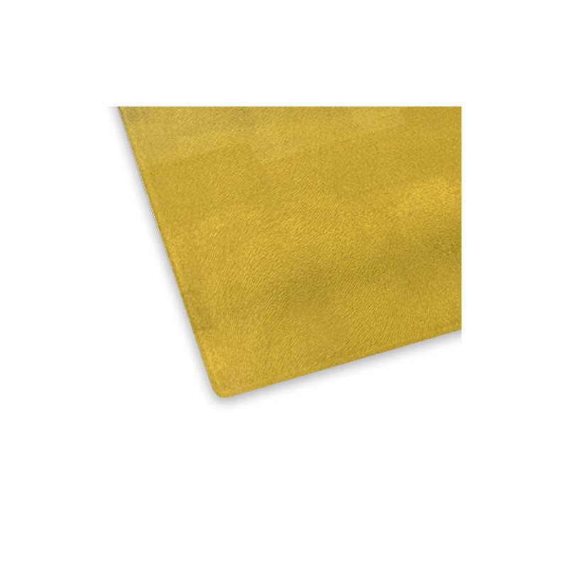 Retro Grey Yellow Glass Chopping Board Kitchen Worktop Saver Protector