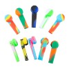 Unbranded 5x 3.4'' Mini Silicone Smoking Hand Pipe with Metal