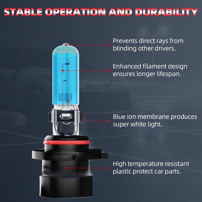 ZPXGIZT Light Bulbs Fit For Chrysler PT Cruiser 2001-2010,9005XS 9006XS