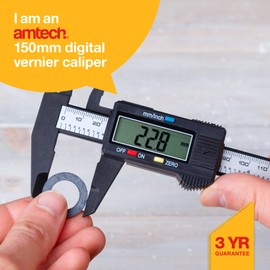 Amtech P2930 150mm Digital vernier caliper
