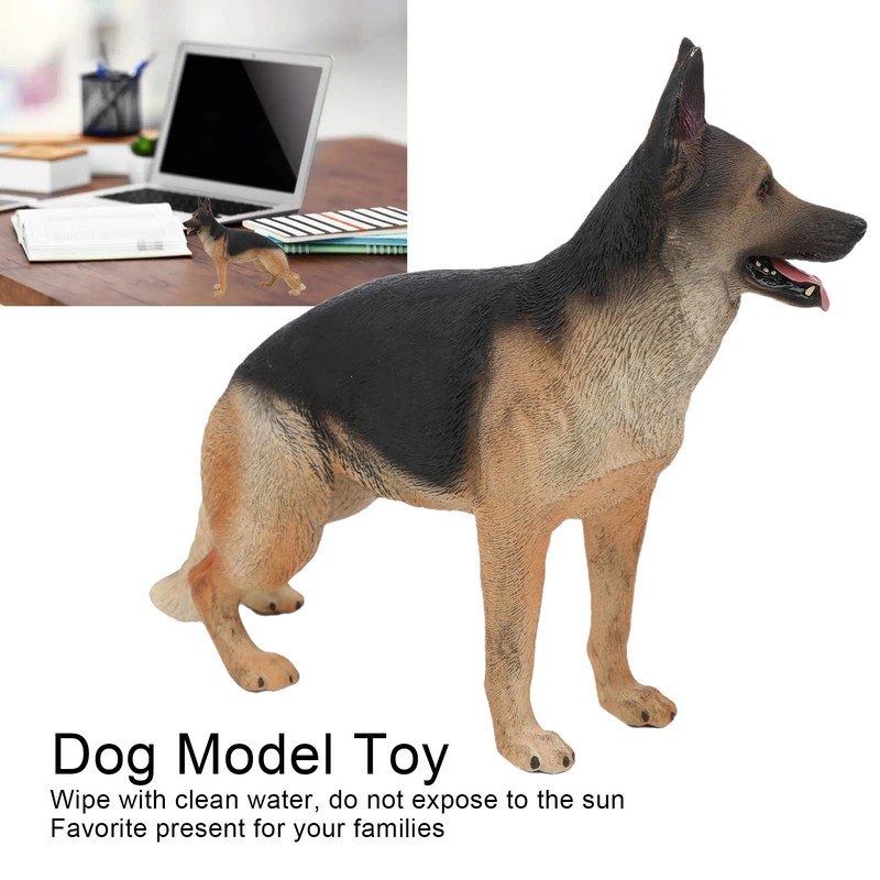 Dog Model, German Shepherd Model, Simulation Lovely Durable PVC for