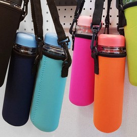 Neoprene 350ml 500ml water bottle pouch elementary school lunch cross water bottle pouch tumbler, cross pouch 500ml cross pouch 500ml_gray gray / 네오프랜 350ml 500ml 물통주머니 초등학생 급식 크로스 물병파우치 텀블러, 크로스파우치500ml크로스파우치500ml_그레이그레이