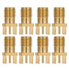 100Pcs RF Coaxial Cable Adapter Female Coax Line Connector Base