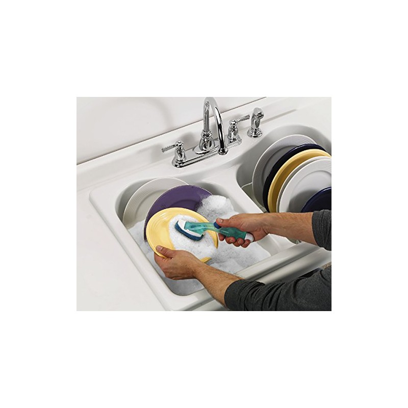 Scotch-Brite Non-Stratch Dishwand, Scrubber for Cleaning Kitchen, Bathroom, and Household,