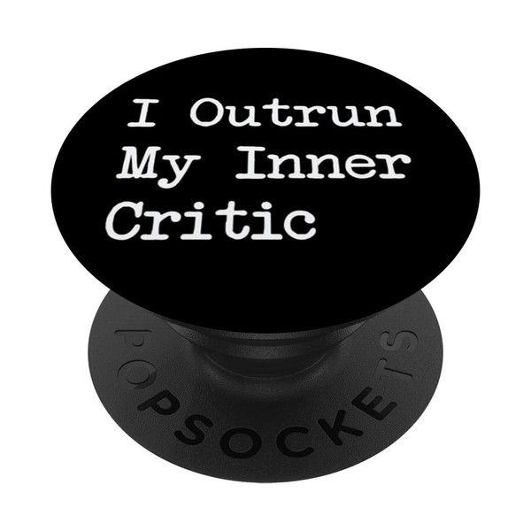 Funny Riding with Mental Health Quote PopSockets Sticky PopGrip