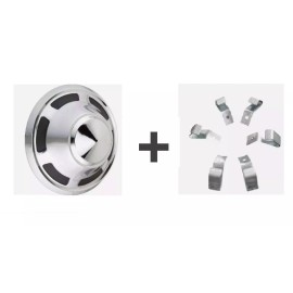 Toyota Land Cruiser 1969-1984 FJ40 Genuine Wheel Cover Hub Cap + Set of 6 clips