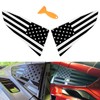 for Both Side American Flag Window Decals fit for C7