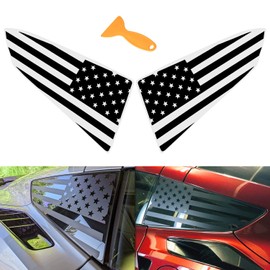 for Both Side American Flag Window Decals fit for C7 Corvette 2014-2019