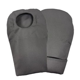 STOMA CLOAK NODOR Ostomy Pouch Covers - Odor Reducing, Moisture Wicking, Cool Fabric - Fits All Ostomy Sizes, Discreet Protection for Colostomy, Ileostomy, Urostomy Bags - 2-Pack (Gray, 1.75R - 44mm)