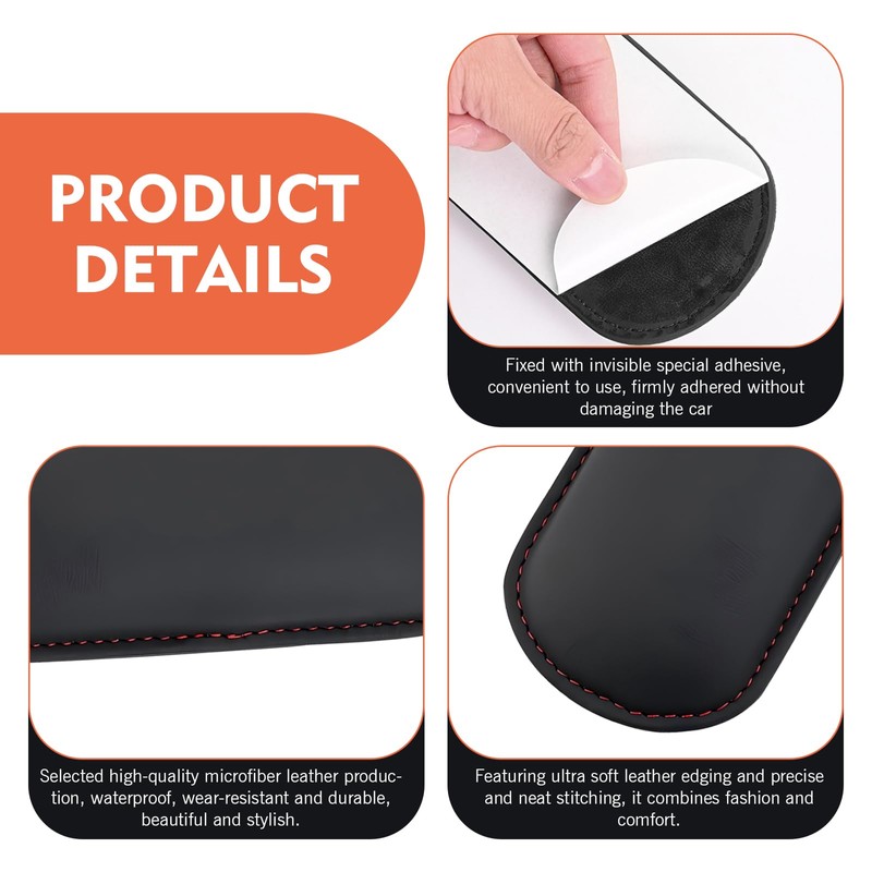 Shakas 2 PCS Car Door Armrest Pads, Elbow Booster Leg