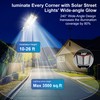 XCQMHF Solar Street Lights Outdoor Waterproof Dusk to Down with