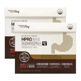 HY Korea Yakult Mpro Probiotics Will Plus 60 sachets / HY 한국야쿠르트 엠프로 프로바이오틱스 윌 플러스 60포X2박스유산균 포스트바이오틱스
