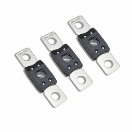 Kofelec Mega High Current Fuse, ANM 125A Amp, up to 58V DC, Use for Cars Trucks Buses or Audio Systems, Pack of 3 (125A)