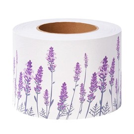 Friso Para Pared Cenefas Adhesivas BañO Cocina de Papel Para Paredes 3d Infantiles Decorativas Pintado Cocina Vinilo Autoadhesivo Impermeable Lavanda morada 10 X 1000cm