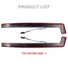 HCMOTORKU Accent Side Panel LED Light w/ Red Lens For