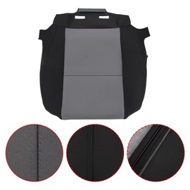 AUTOKAY Driver Bottom Cloth Seat Cover Gray Fits for Chevy Silverado 1500 2500HD 3500HD 2007-2014