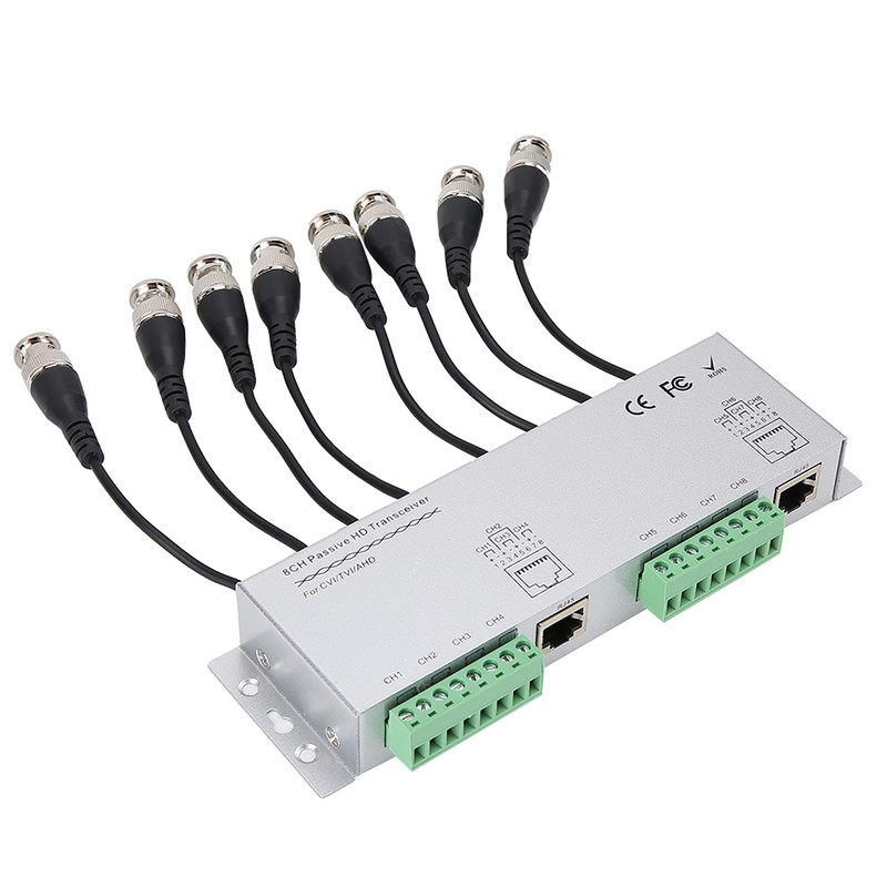 8CH HD BNC Male To UTP Cable Transceiver Adapter CCTV