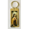 1 PC Metal Gold Keychain Keyring Christian Catholic Religious/Reli