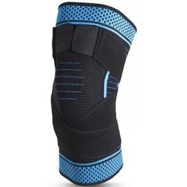 Generisch Knee Support for Men and Women, Knee Support for Sports and Everyday Use, Secure Hold thanks to Stabilizers, 1 Piece (L)