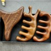 Sandalwood Wood Gua Sha Massage 3 Piece Set Scalp Trapezius Massager Wood Gua Sha 3 piece set