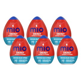 Mio Energy Liquid Water Enhancer, Wicked Blue Citrus, 1.62 OZ. (Pack of 6)