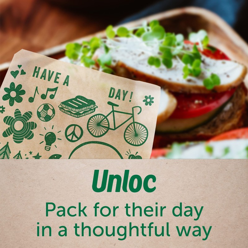 Ziploc Paper Sandwich and Snack Bags, Recyclable & Sealable with
