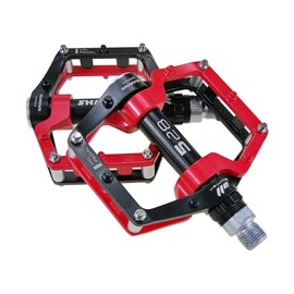 Bicycle Pedals-Aluminium Alloy Bicycle Pedals-Mountain Bike Pedals with Removable Non-Slip Studs 9/16