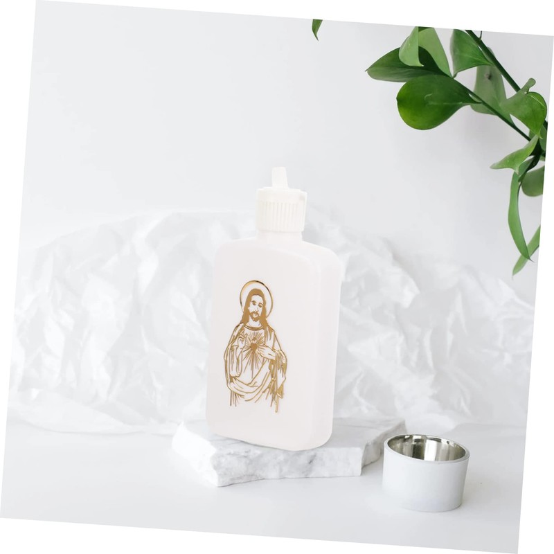 BIUDECO 2pcs Christian Holy Water Bottles Small Refillable Containers for