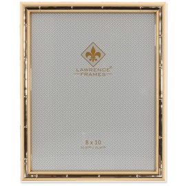 Lawrence Frames Gold Picture Frame - Bamboo Design - 8x10
