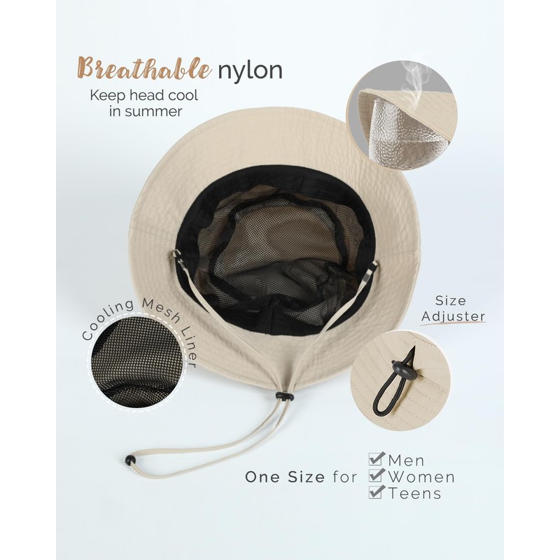 Creekstone Waterproof Bucket Hat Rain Hat Sun Hats for Women