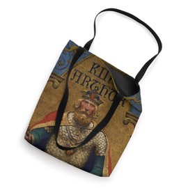 King Arthur Portrait Book Cover Tote Bag