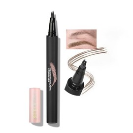 Lápiz para Cejas, Lápiz Cosmético para Cejas, Portátil, de Doble Cabeza, Práctico, Pequeño Cartucho Triangular de Plástico para Rendimiento (Color... 