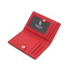 Hazzys (광주신세계)레드 퍼피로고 플랫 카드지갑 HIHO5E134R2 (Gwangju Shinsegae) Red Puppy