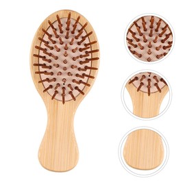 BIUDECO 2Pcs Wooden Combs Scalp Sc Combs for Ladies Portable Massage Hair Brush