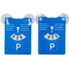 Parking Disc with Suction Cups, Pack of 2 in Blue,
