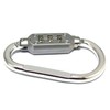 Kontec Dial-Type Lock, D-Lock, Silver, Small