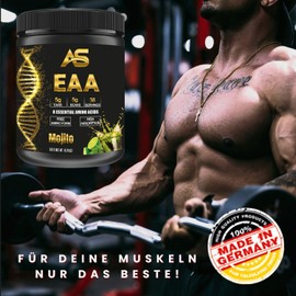 American Supps® PREMIUM EAA - essentielle Aminosäuren - EAA Pulver (532g, Blackberry)