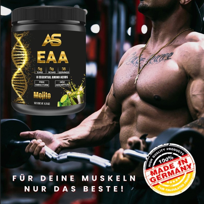 American Supps® PREMIUM EAA - essentielle Aminosäuren - EAA Pulver