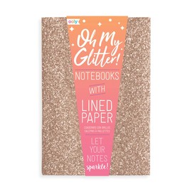 Oh My Glitter Notebooks - Set of 3 - Gold & Bronze