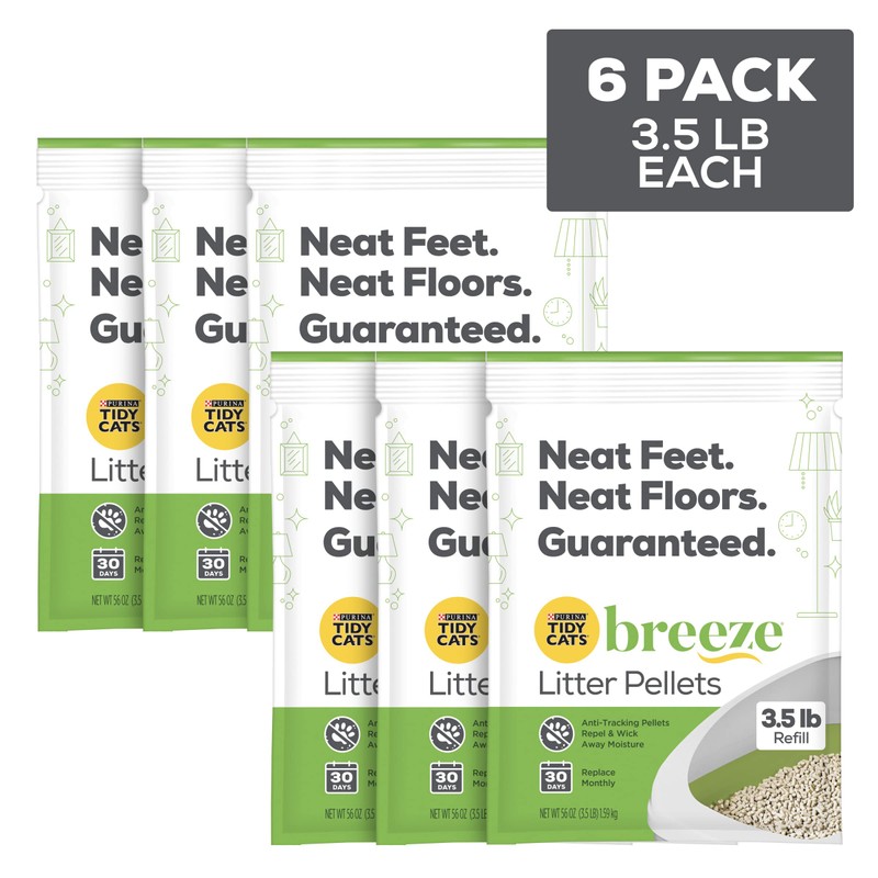 Purina Tidy Cats Litter Pellets, Breeze Refill Litter Pellets in