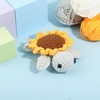 FREEBLOSS Set of 4 Crochet Set, Adorable Sunflower Turtle Crochet
