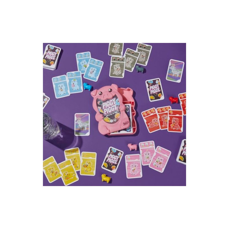 Hasbro Gaming Piggy - Juego de Cartas para 2 a