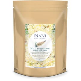 Na'vi Organics Wild Mountain Pine Pollen - Wild harvested Prepared Micro Powder superfood Supplement, 75 g