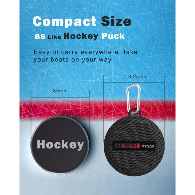 Inwa Portable Bluetooth Speaker Bike Speaker with Speed Display Wireless