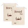 2 Piece Bread Bags, Drawstring Bags, Food Storage Bags, Portable