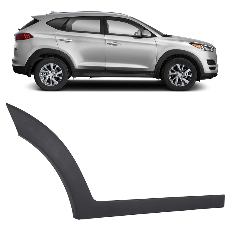 Rear Door Lower Molding Trim Black Side Lower Door Protective