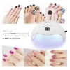 Lampara De Uñas Uv Profesional Secador Uñas Led Con Pantalla