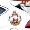 Leniutor Christmas Window Clings for Glass Windows, Xmas Santa Claus